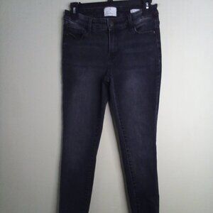 True Craft Jeans Women 6 Mid Rise Skinny Black
